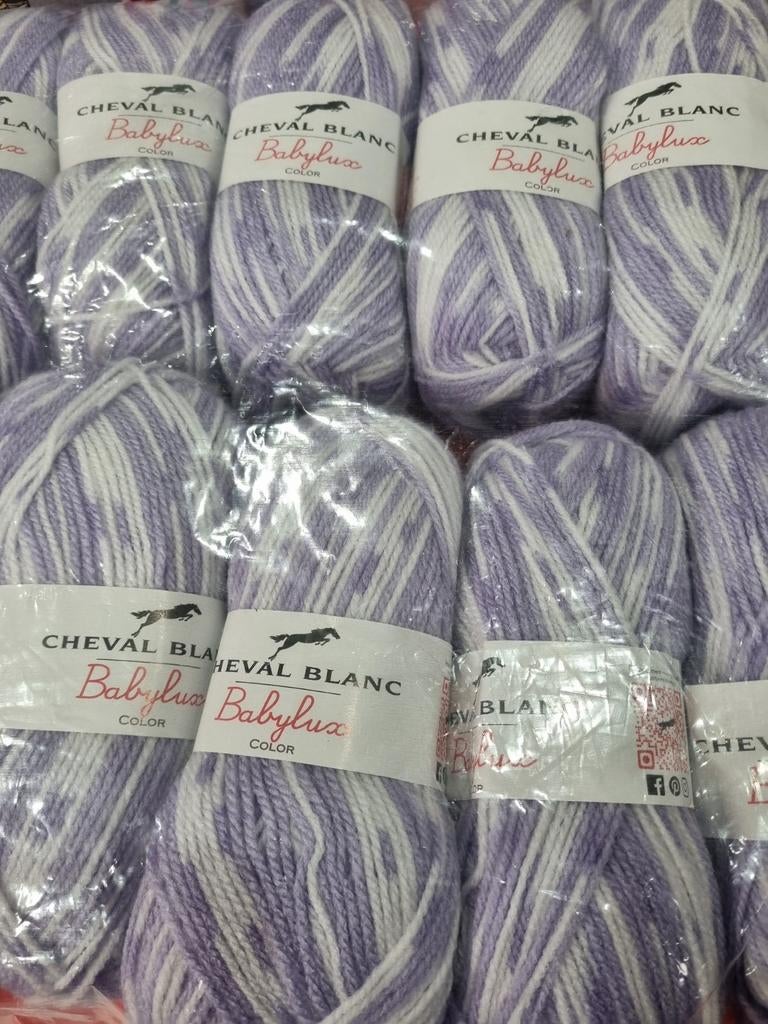 2 kleuren bol Babylux Cheval Blanc, Ophalen of Verzenden, Nieuw, Breien of Haken, Wol of Garen