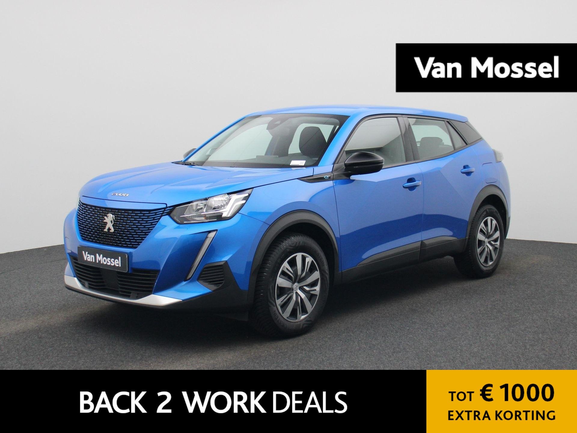 Peugeot 2008 e-2008 Active | NAVIGATIE | KLIMAATREGELING | C, Auto's, 12 maanden, Gebruikt, Blauw, 570 kg
