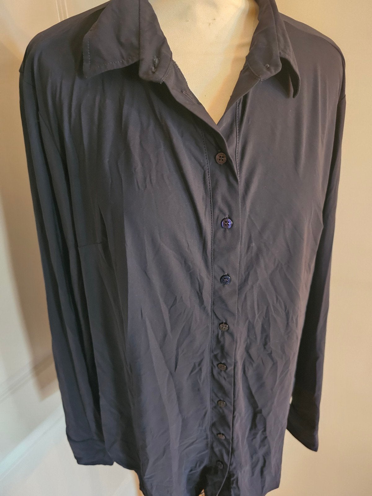 Zwarte studio anneloes blouse maat xl, Ophalen of Verzenden, Zo goed als nieuw, Maat 46/48 (XL) of groter, Zwart