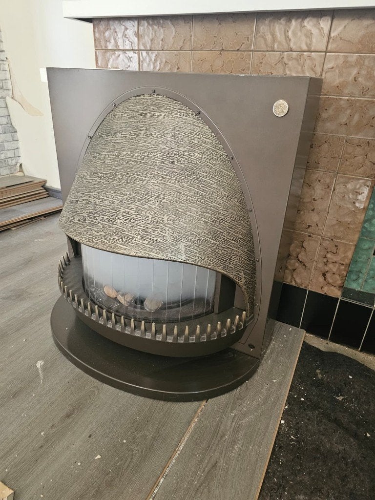 Gaskachel, Ophalen, Gebruikt, Gas, Vrijstaand