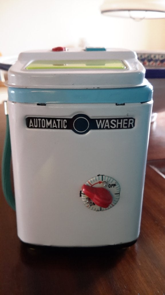 Vintage Blikken Wasmachine (MS 713), Verzamelen, Ophalen of Verzenden, Overige typen