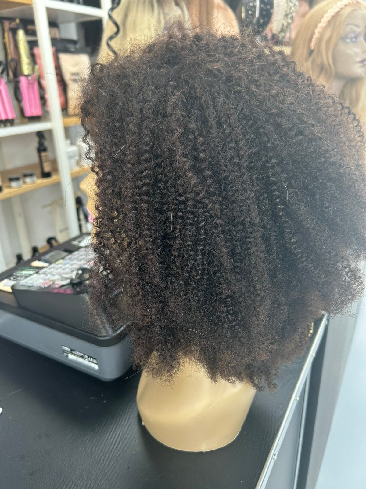 Opruiming! Echthaar Pruik lace wig human hair de laatste €39, Ophalen of Verzenden, Nieuw, Pruik of Haarverlenging