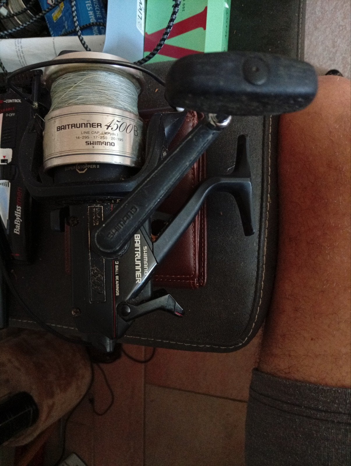 Shimano Baitrunner 4500B Vismolen - 3 kogellagers, Ophalen of Verzenden, Gebruikt, Molen
