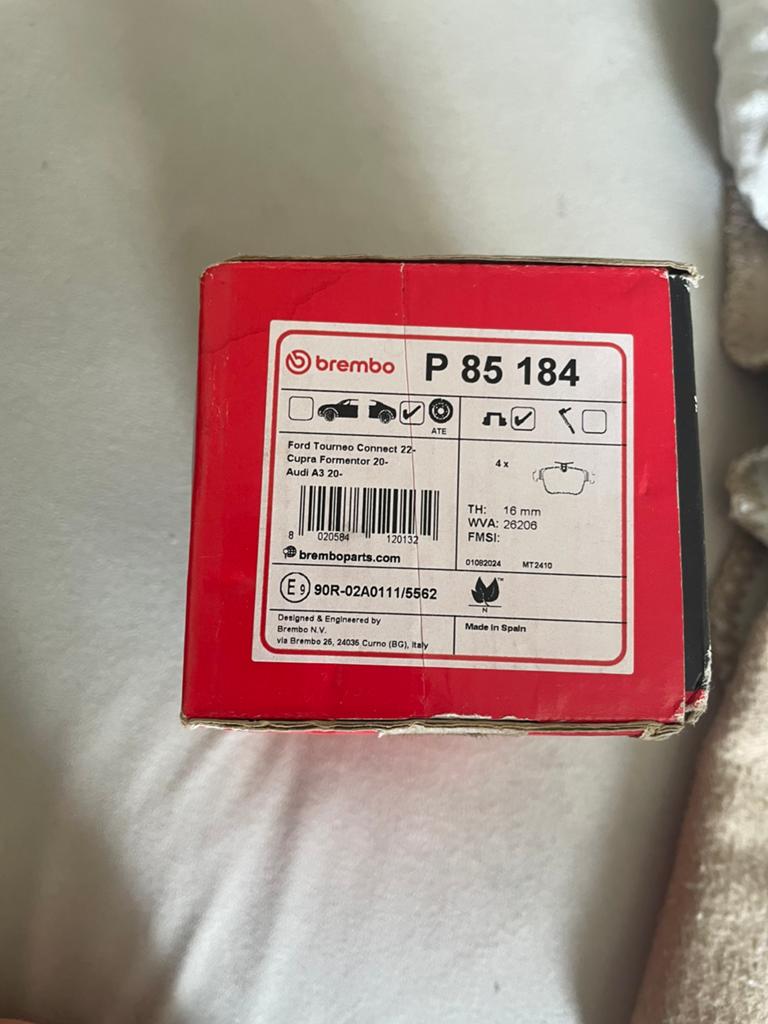 Nieuwe Brembo remblokken VW Golf / AudiA3 / Cupra – P 85 184, Auto-onderdelen, Remmen en Aandrijving, Ophalen of Verzenden, Nieuw