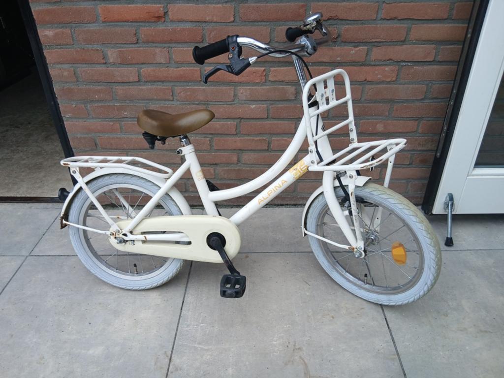 alpina meisjes fiets, Ophalen, Gebruikt, 16 tot 20 inch