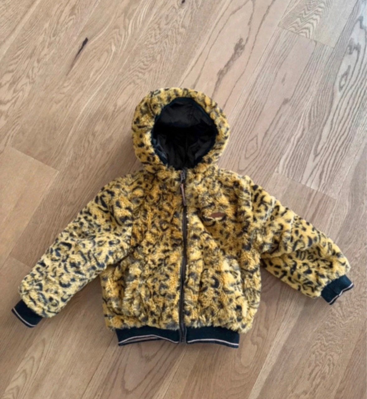 Mooie zachte reversible winter-/teddyjas - NoNo - maat 104, Ophalen of Verzenden, Zo goed als nieuw, Meisje, Jas