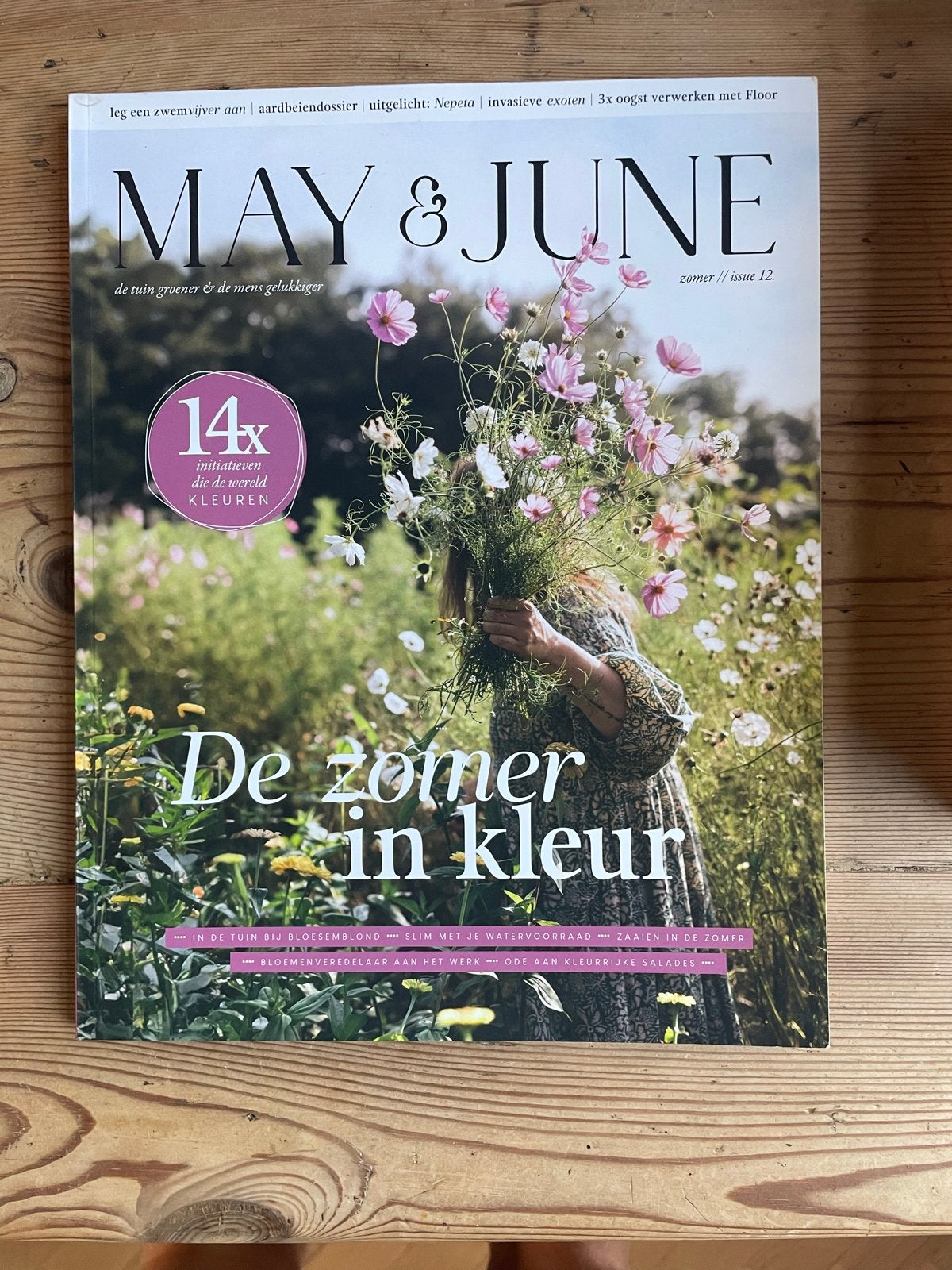 May & June tijdschrift zomer issue 2025, Boeken, Tijdschriften en Kranten, Ophalen of Verzenden, Zo goed als nieuw, Damesbladen