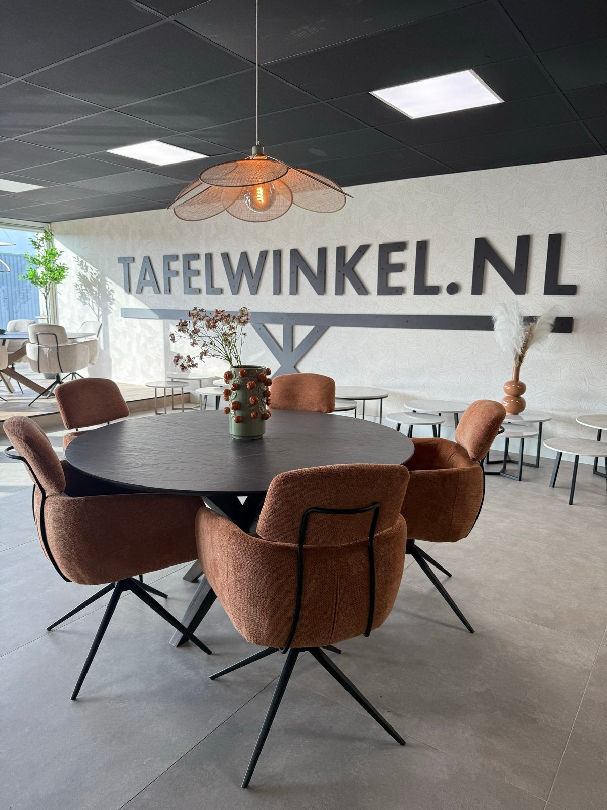 Deens Ovale Salontafel Silestone Eternal Noir 120x70 cm, Ophalen