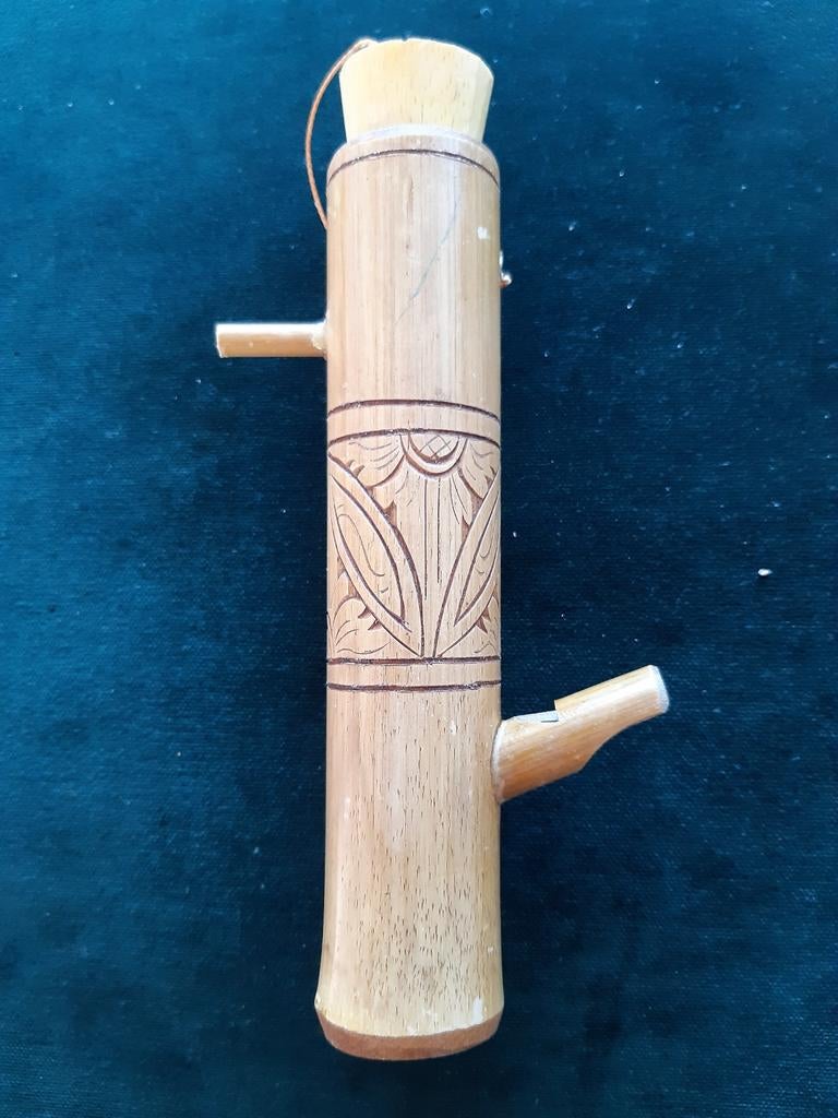 Houten Bamboe fluit., Ophalen of Verzenden