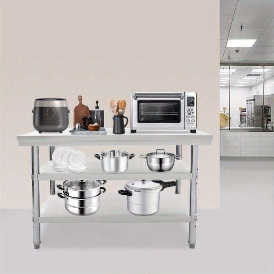 RVS Werkbank – Werktafel – Werkstation – Werkruimte, Corvance B.V., Verzenden, Nieuw, Corvancebol@gmail.com