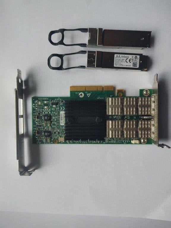 MELLANOX CX354A 40GB QSFP  + 2X Mellanox 40G QSFP+, Ophalen of Verzenden, Gebruikt, Intern
