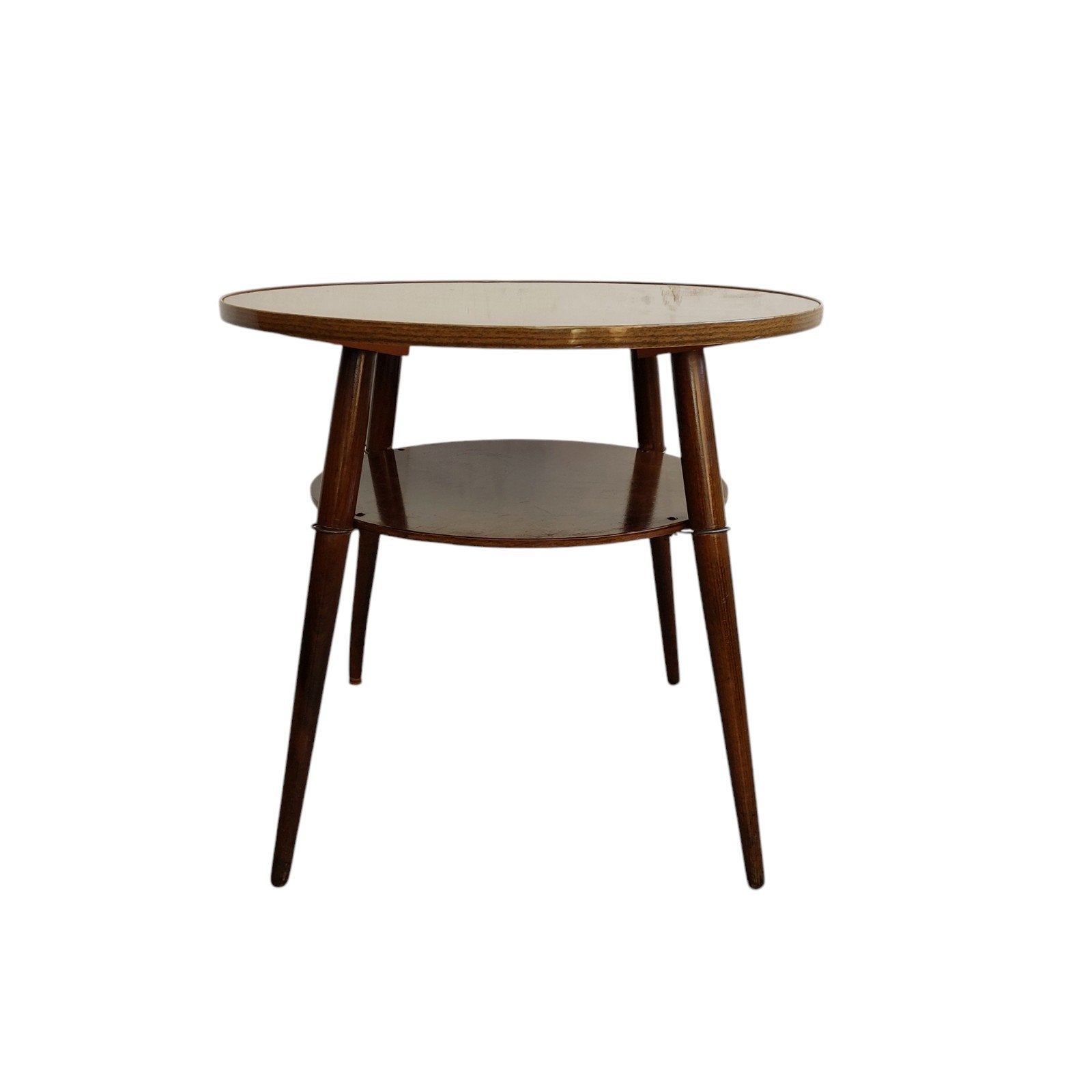 Vintage bijzettafel, koffietafel met formica blad, Ophalen