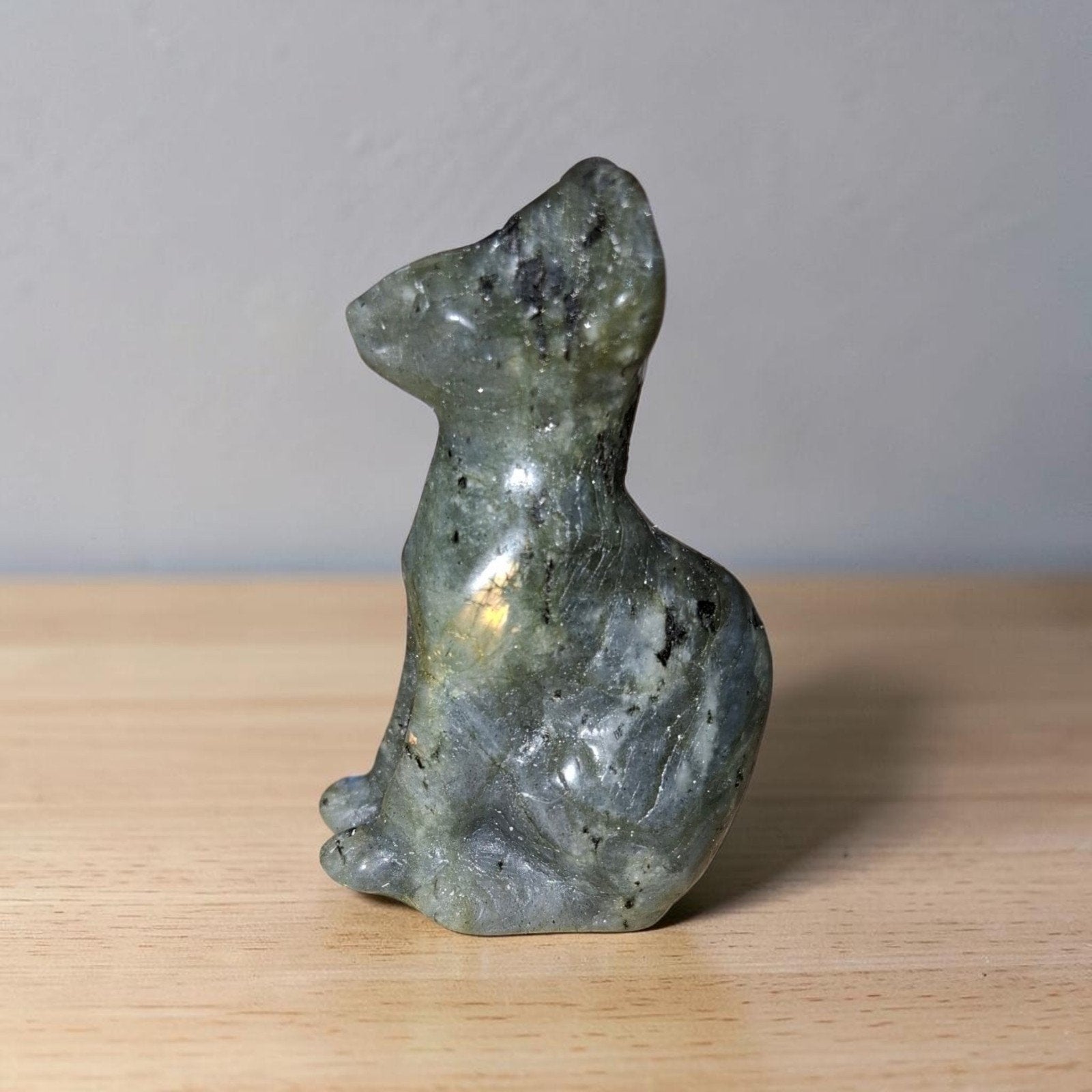 Labradoriet kat, Verzamelen, Ophalen of Verzenden, Mineraal