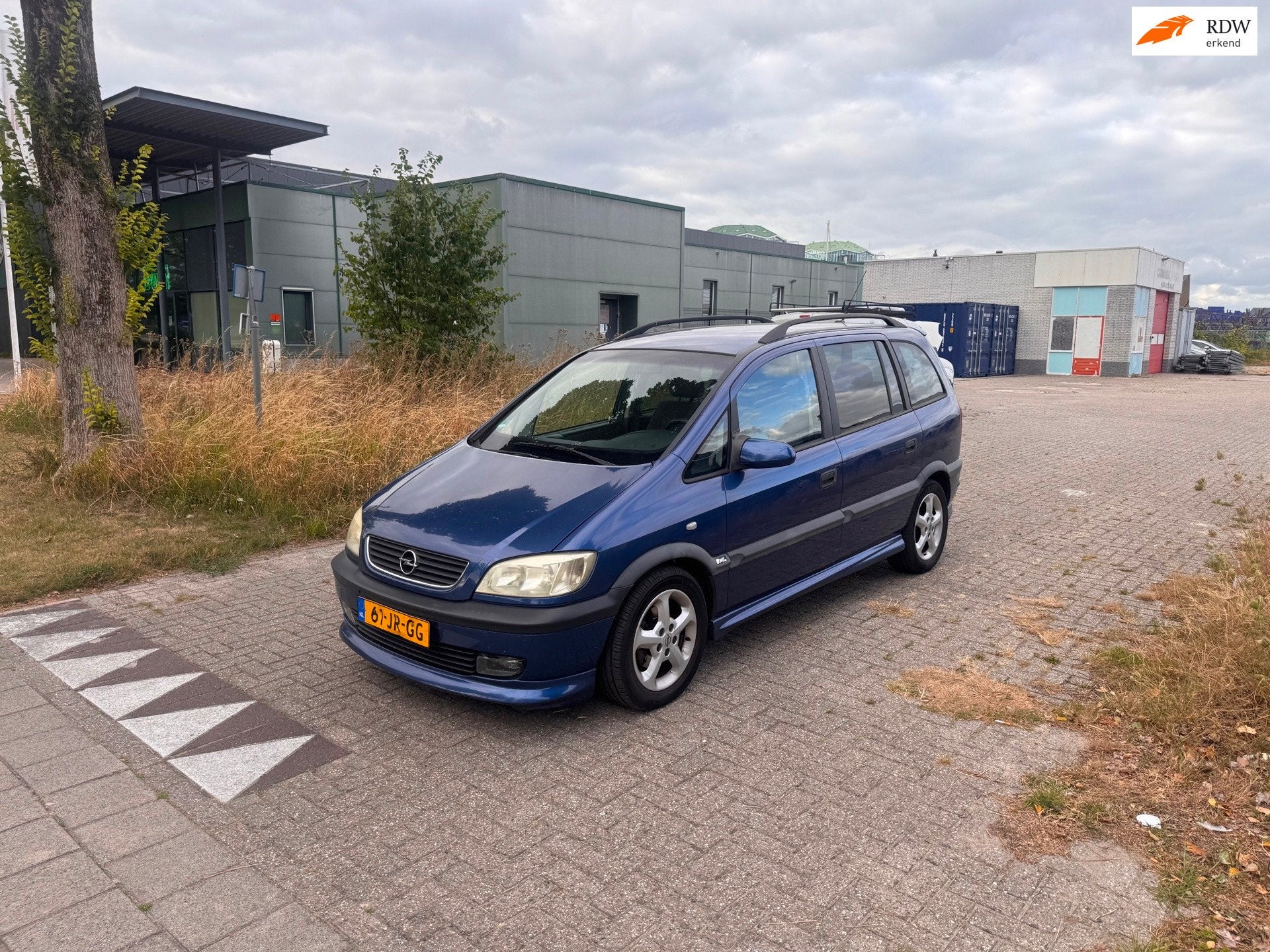Opel Zafira 2.2-16V Elegance Automaat.Airco.7Persoons, Auto's, Opel, Gebruikt, 4 cilinders, Blauw, 7 stoelen