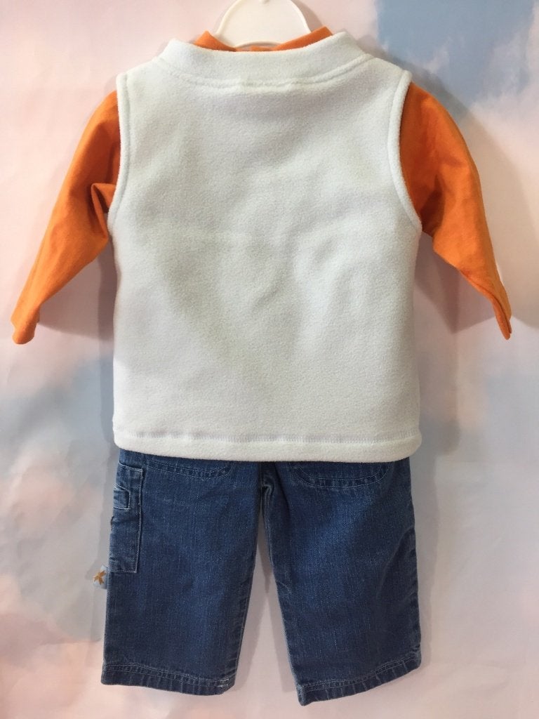 Nieuw Wiplala 3 delige set oranje 68 (4B44), Kinderen en Baby's, Babykleding | Maat 68, Tweedehands verkoop, Tweedehands verkoop