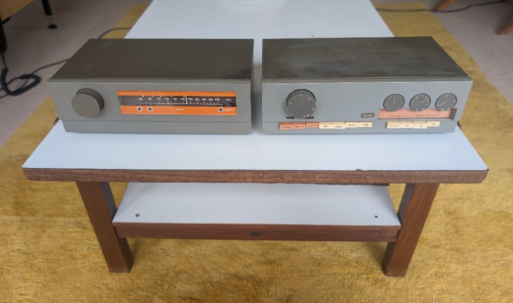 Quad 33 en Quad FM3, Ophalen of Verzenden, Gebruikt, Minder dan 60 watt, Overige merken