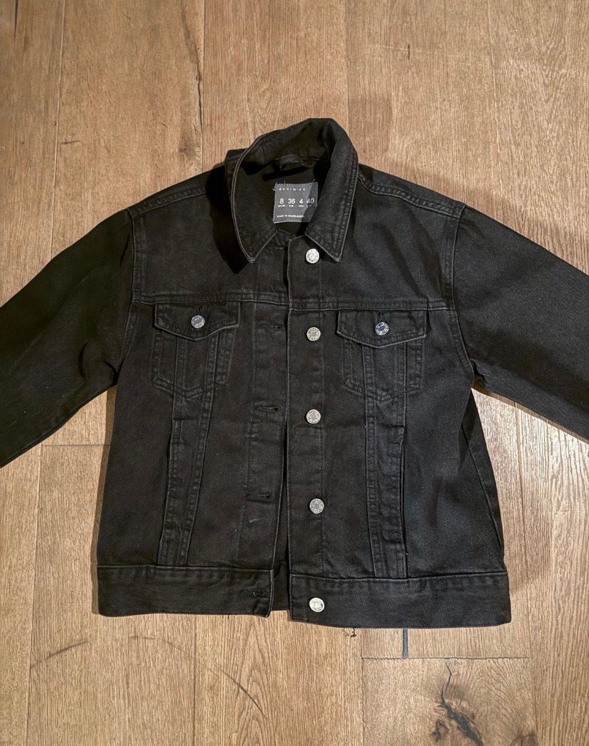 Spijkervest zwart, Ophalen of Verzenden, Zo goed als nieuw, Maat 36 (S), Zwart