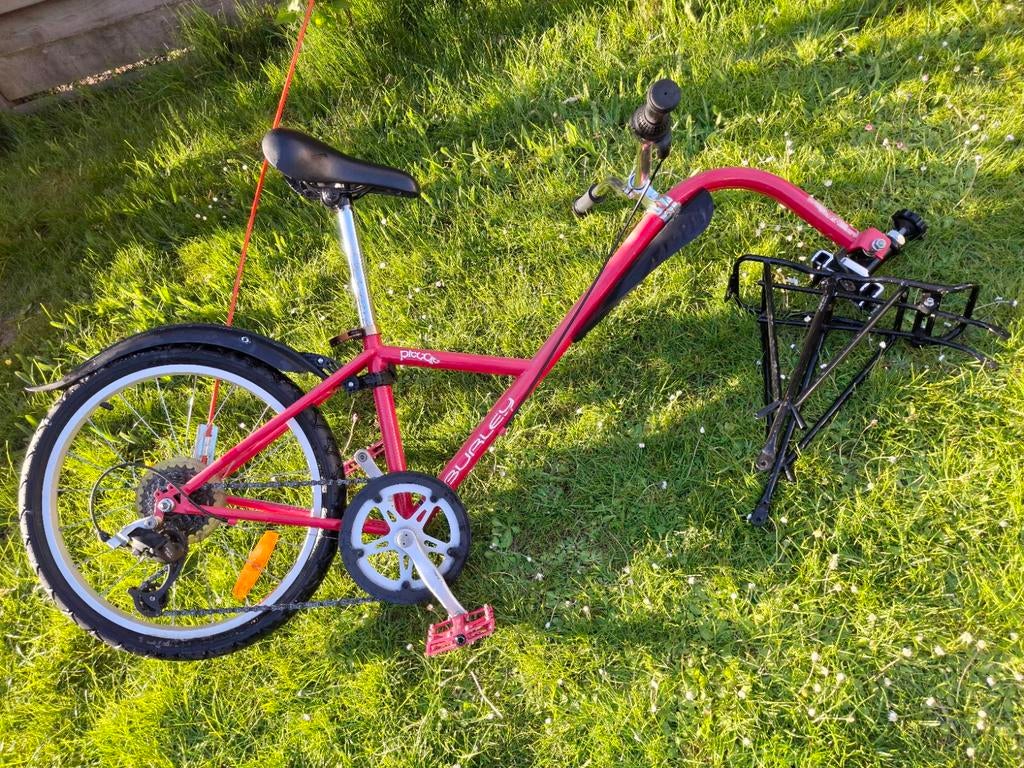 Aanhangfiets Burley Piccolo 7 versnellingen met bagagedrager, Ophalen, Gebruikt