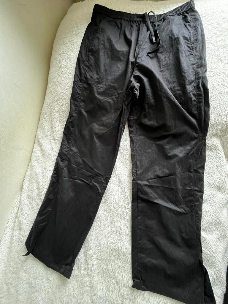 Zara heren Zwarte broek elastische tailleband maat M 40, Ophalen of Verzenden, Zo goed als nieuw, Maat 48/50 (M), Zwart