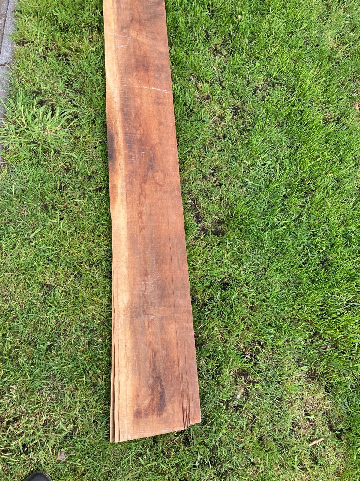 Stevige, hardhouten plank, balk 205 x 27 x 4.5, Ophalen, Zo goed als nieuw, 50 mm of meer, Balk
