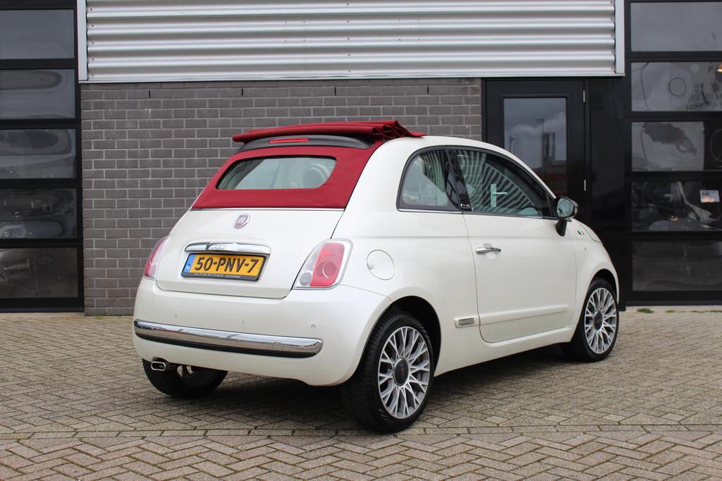 Fiat 500C 0.9 TwinAir Rock / Xenon / Leer / N.A.P., Auto's, Fiat, Euro 5, 86 pk, Gebruikt, Overige kleuren