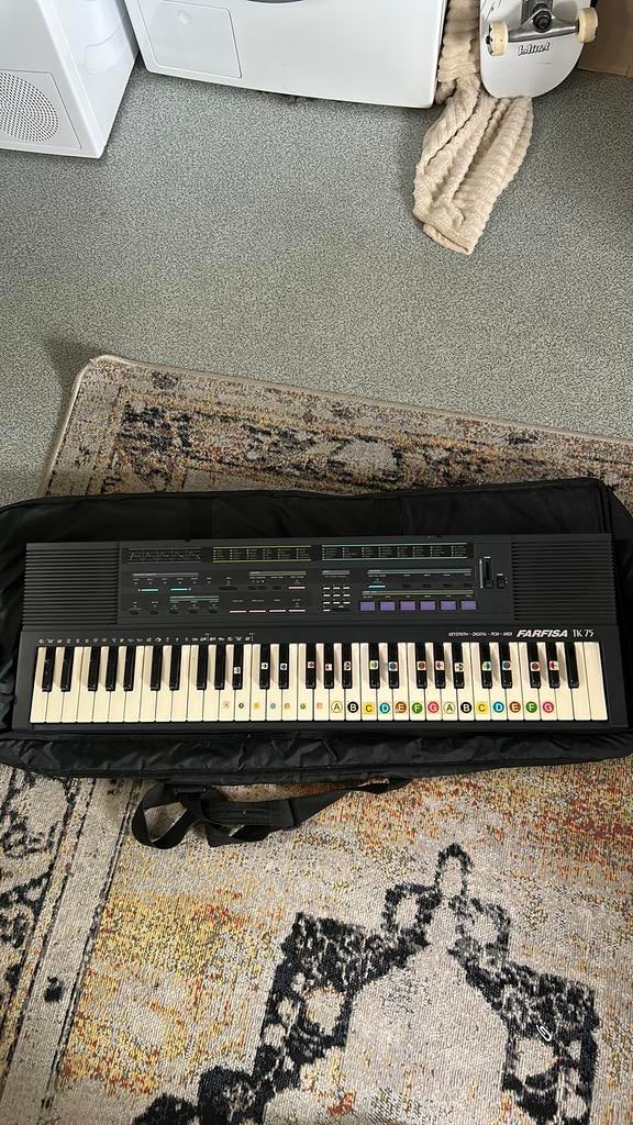 Farfisa Tk 75 keyboard, Ophalen, Zo goed als nieuw, 61 toetsen, Overige merken