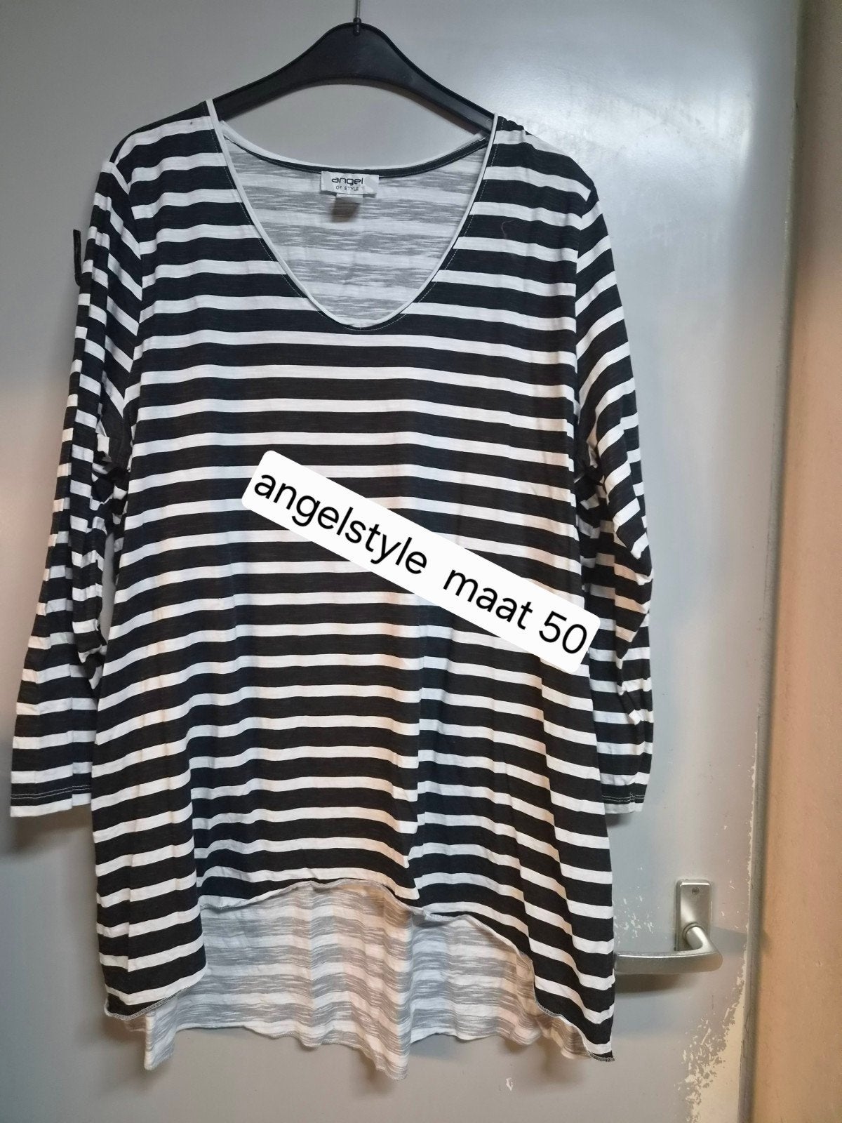 angelstyle  maat 50, Kleding | Dames, Ophalen of Verzenden, Zo goed als nieuw, Zwart, Broek of Spijkerbroek