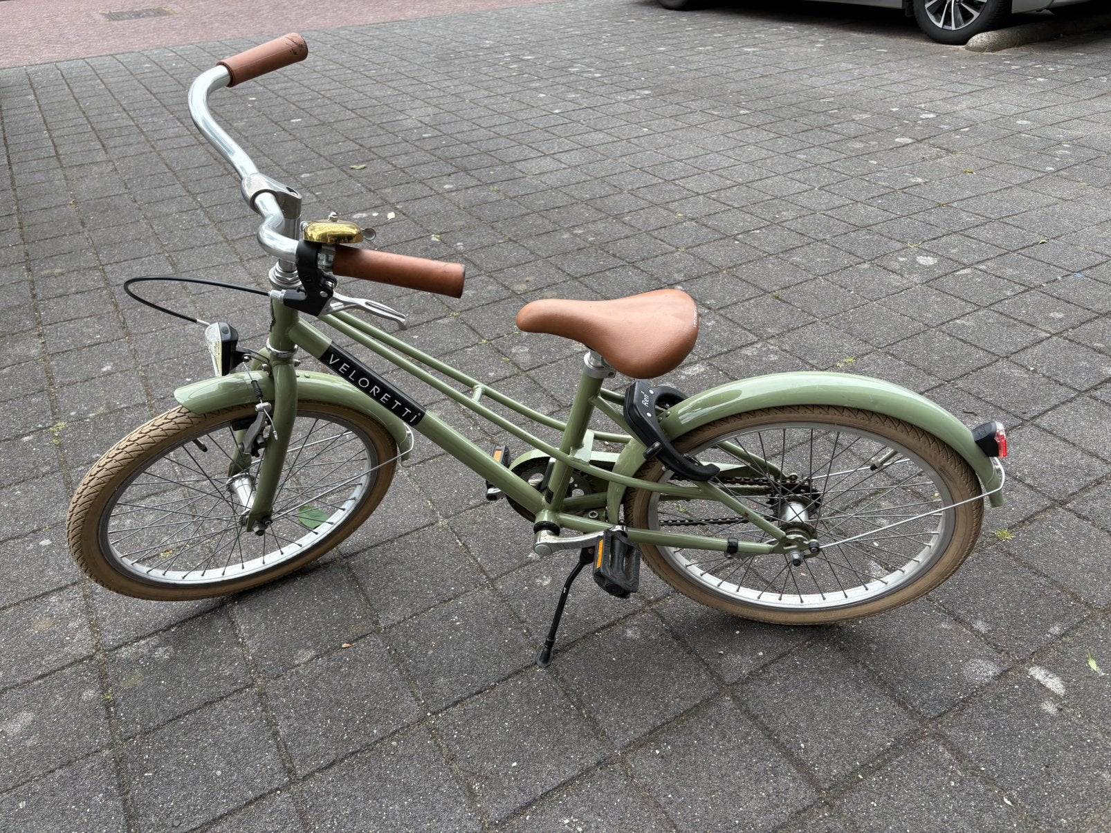Groene Veloretti Maxi 16 inch, Fietsen en Brommers, Fietsen | Kinderfietsjes, Ophalen, Gebruikt, 16 tot 20 inch
