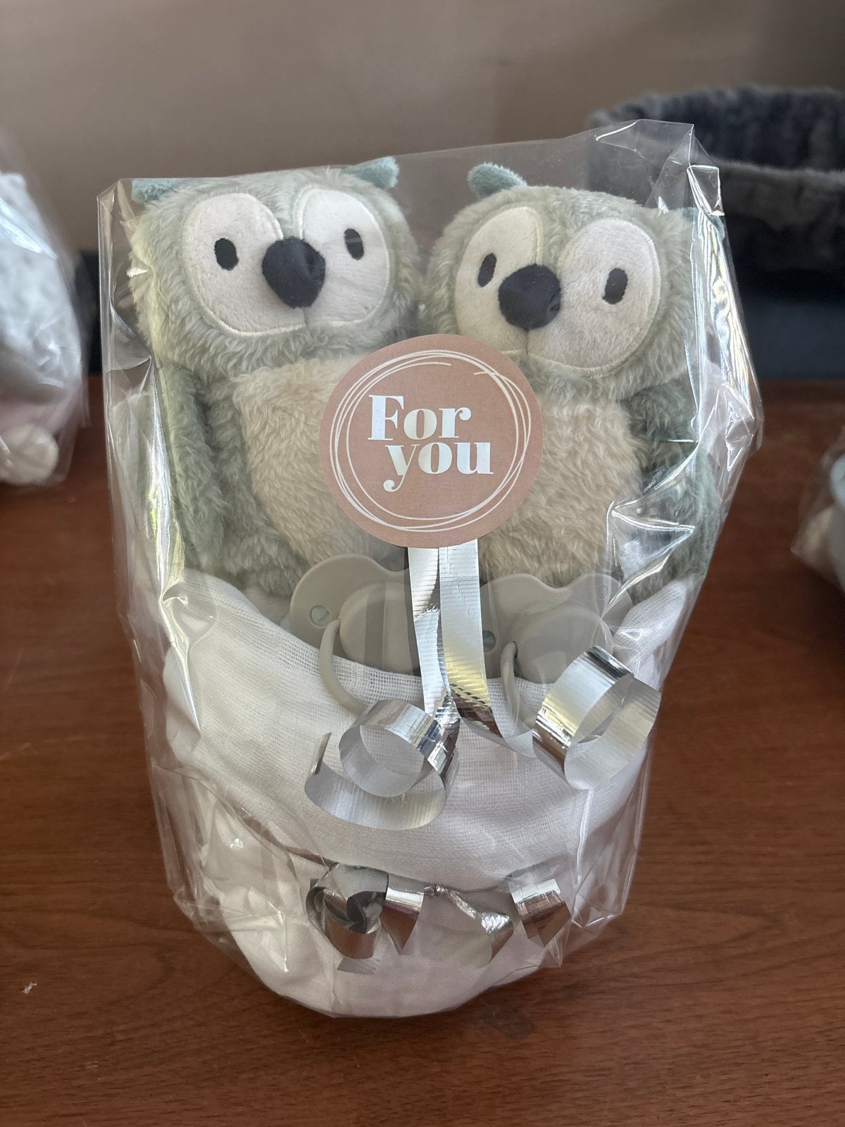 Kraamcadeau Uilen Knuffels met Speentjes, Ophalen, Nieuw, Kraamcadeau