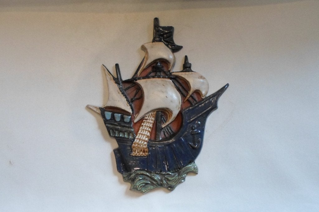Plaquette Schip Rogier Vandeweghe, Ophalen of Verzenden