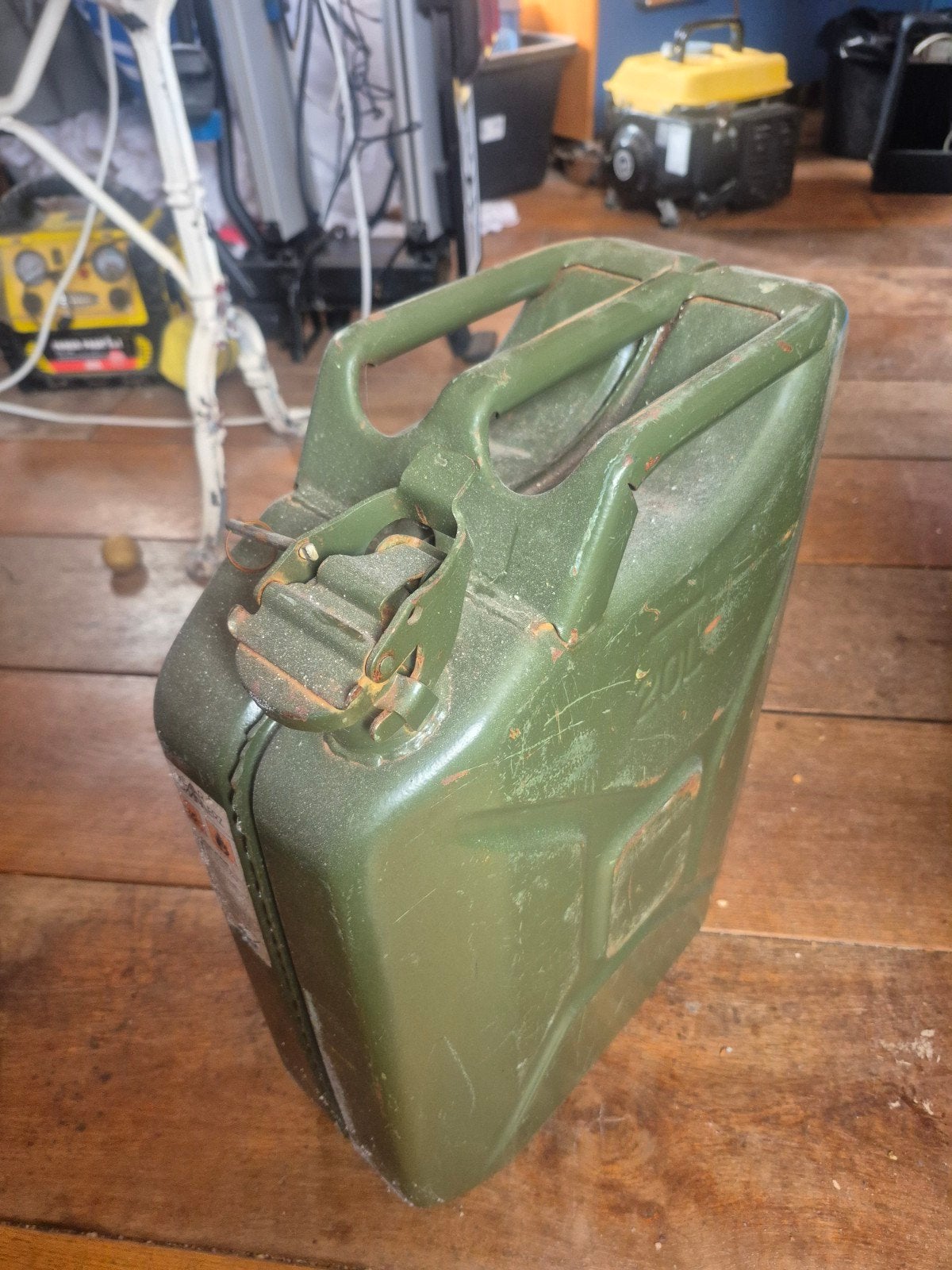 3 leger jerrycans 20L - Groen, Ophalen