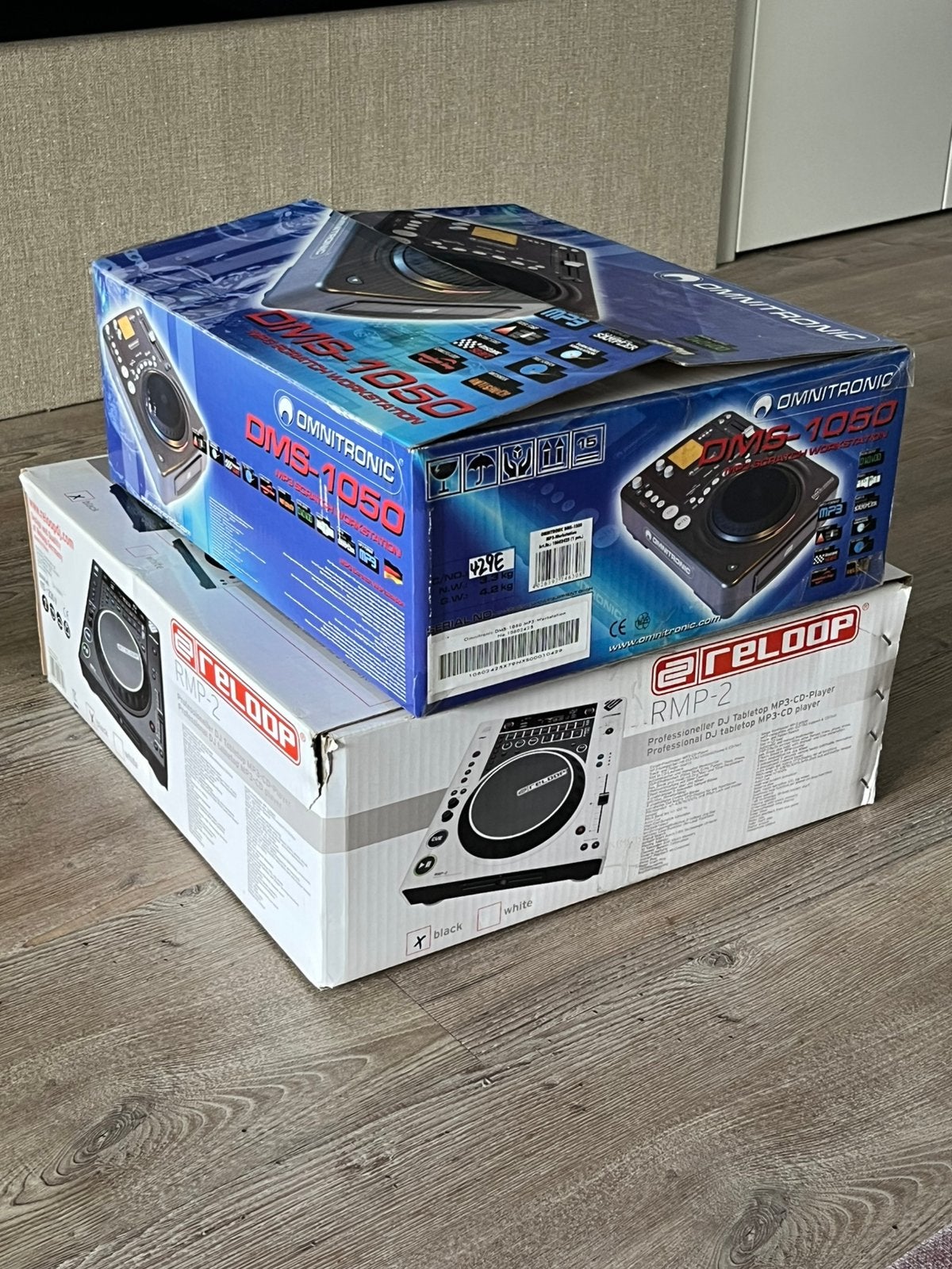 Reloop rmp-2 en omnitronic dms-1050, Ophalen, Gebruikt, Reloop