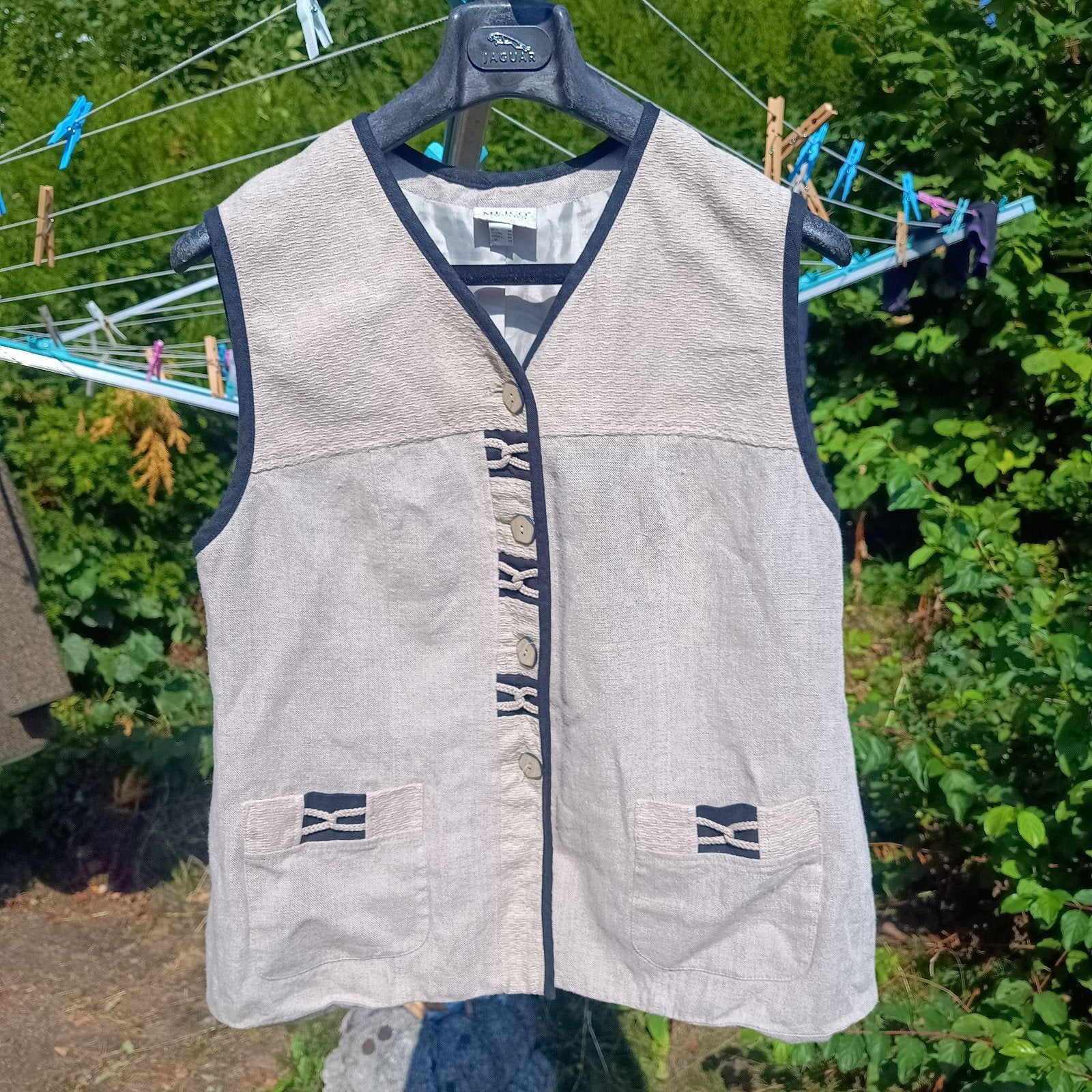 Tiroler trachten gilet unisex maat 48 / 50 M Oktoberfest, Ophalen of Verzenden, Zo goed als nieuw, Maat 48/50 (M), Overige thema's