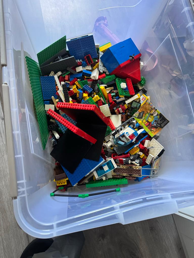 Grote partij LEGO - 40 liter aan diverse stenen, Ophalen, Gebruikt, Inclusief extra onderdelen, Lego