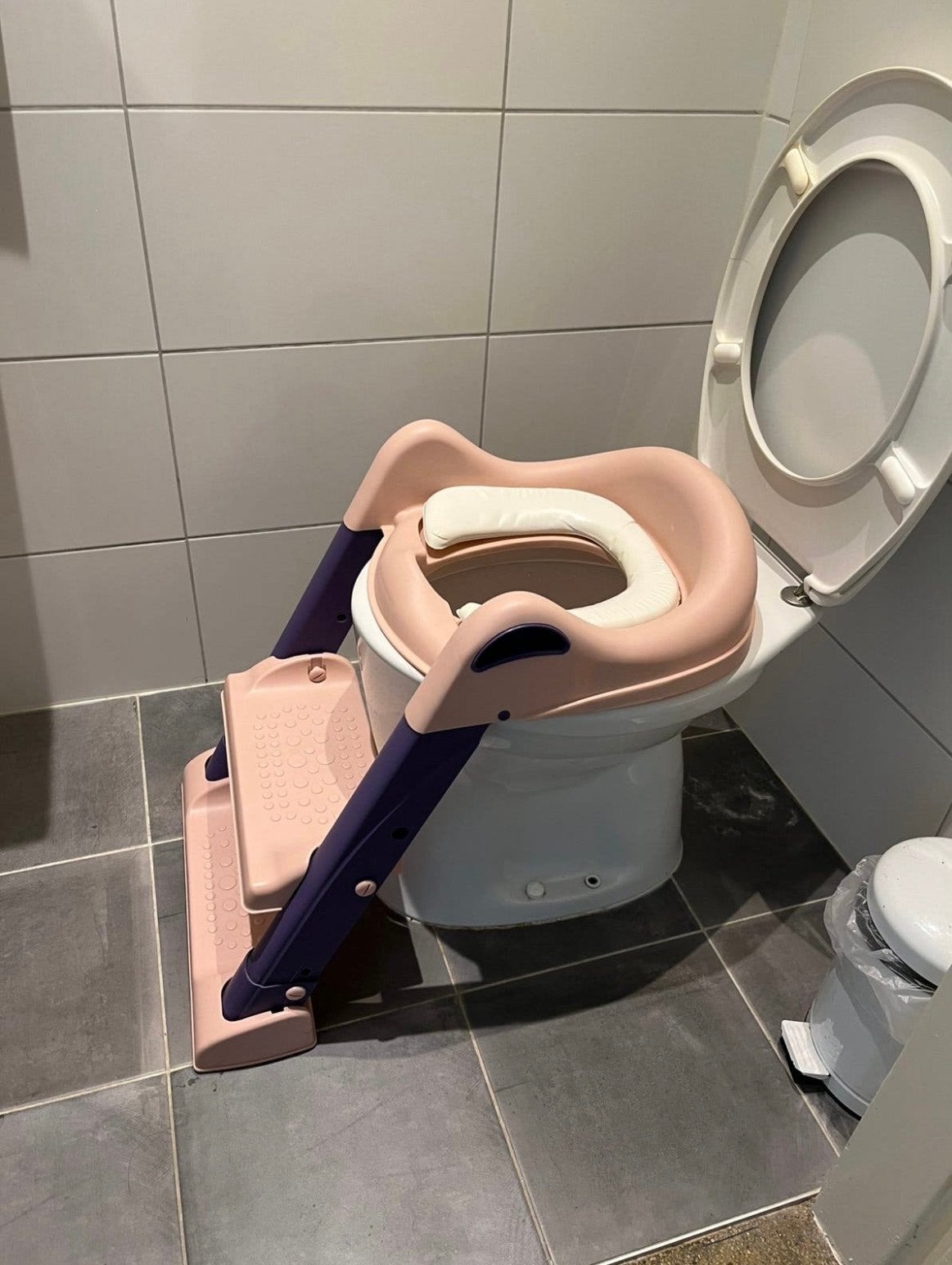 Potje met trapje voor kinderen - Roze/Paars, Ophalen, Gebruikt