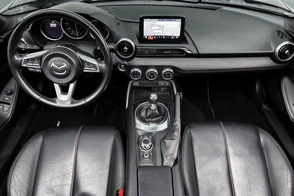 Mazda MX-5 RF 1.5 SkyActiv-G 132 GT-M | Leder | Stoelverwarm, Auto's, 1005 kg, Achterwielaandrijving, Euro 6, 4 cilinders