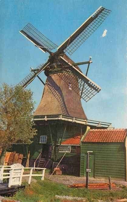 301-147-041 Monnickendam Hollandse Molen, Verzenden, Voor 1920, Noord-Holland