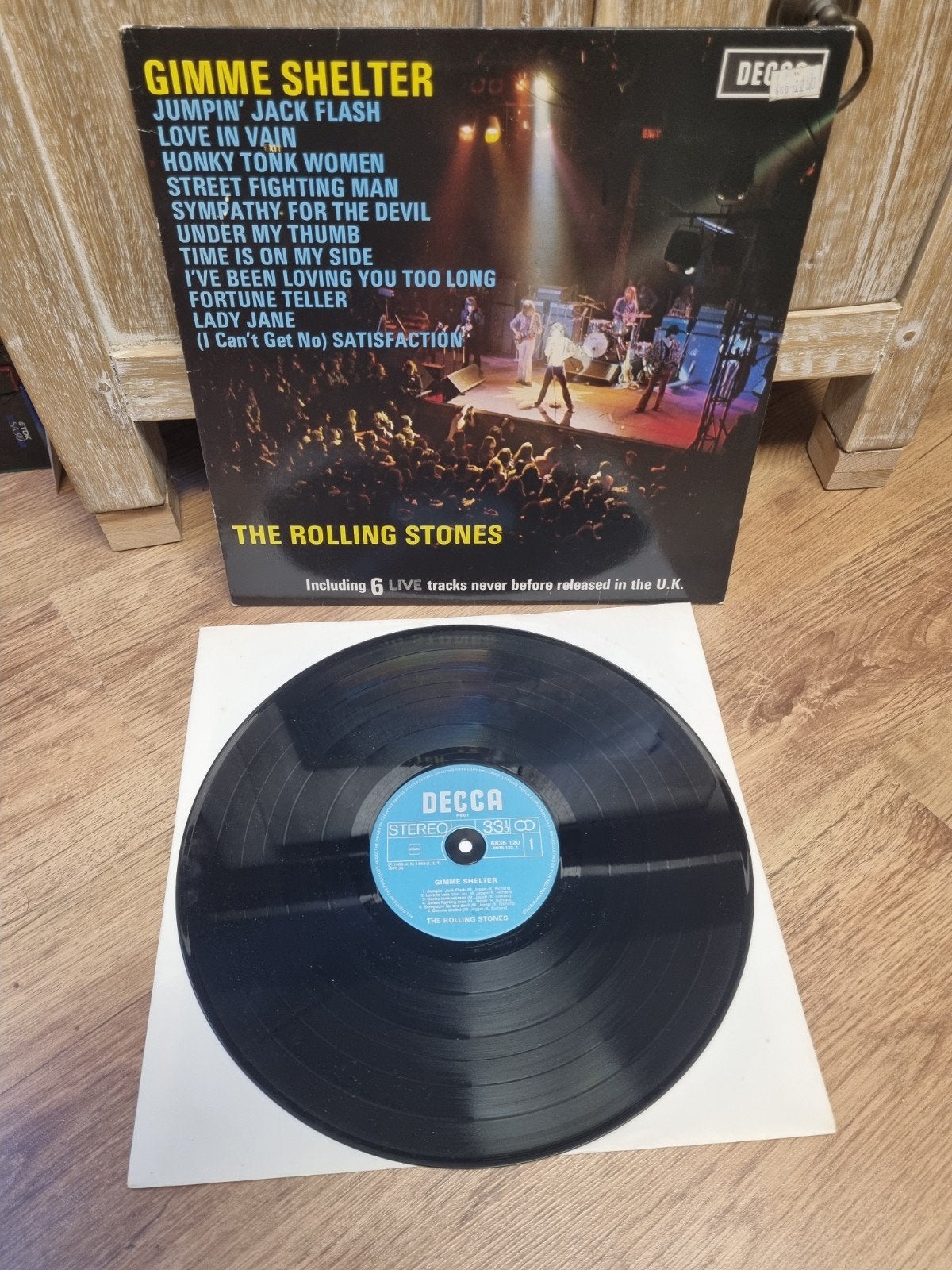 lp The Rolling Stones – Gimme Shelter, Ophalen of Verzenden, Zo goed als nieuw, Overige formaten, Poprock