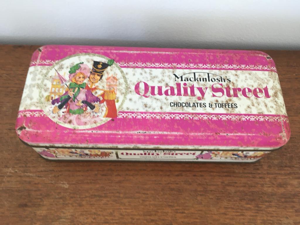 Mackintosh's Quality Street blik, Verzamelen, Blikken, Gebruikt, Overige, Overige merken, Verzenden