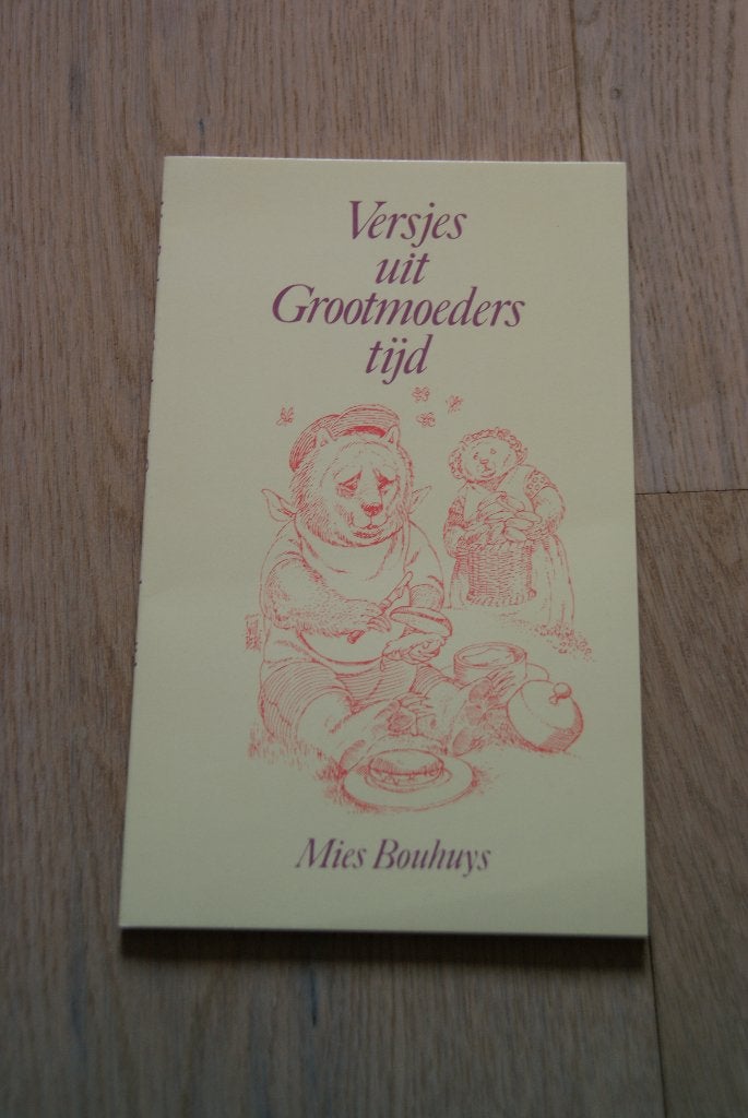 Te koop: Versjes uit grootmoederstijd, door Mies Bouhuys, Ophalen of Verzenden, Nieuw, Mies Bouhuys