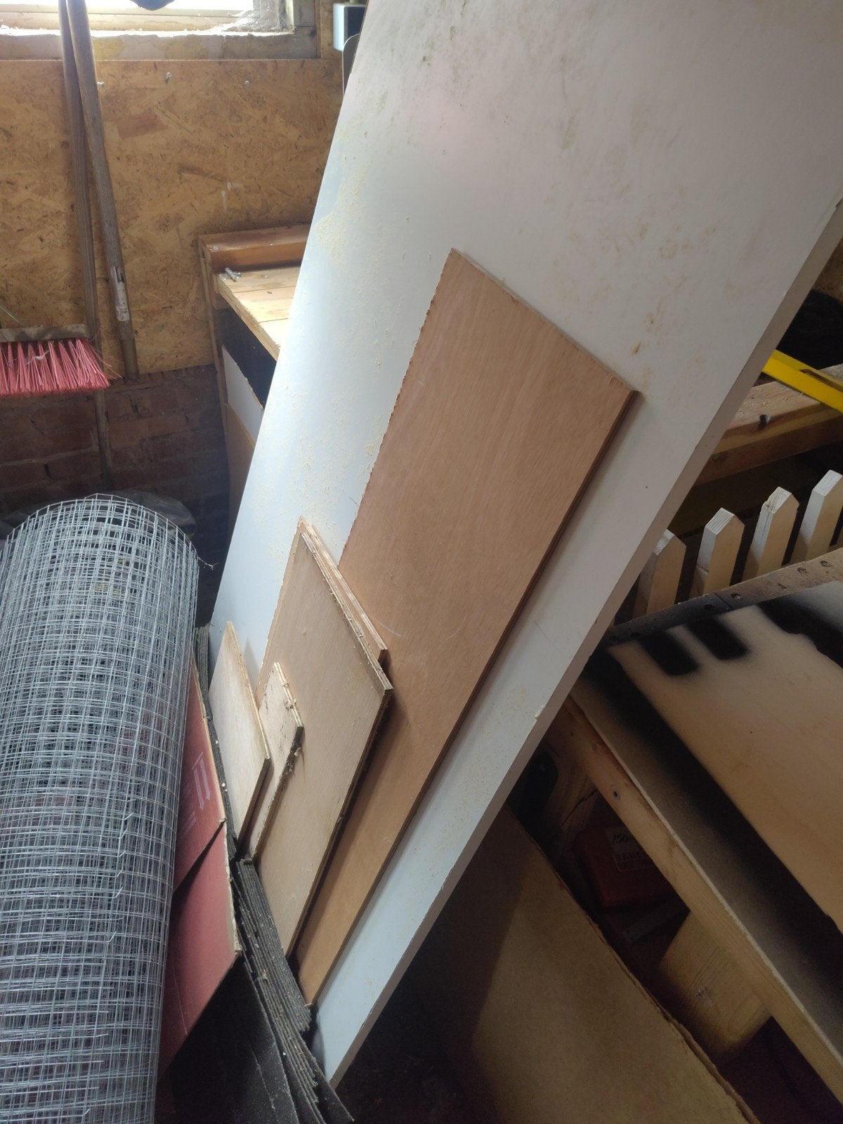 Diverse losse stukken plaathout, Ophalen, Gebruikt, Hout, Minder dan 20 mm
