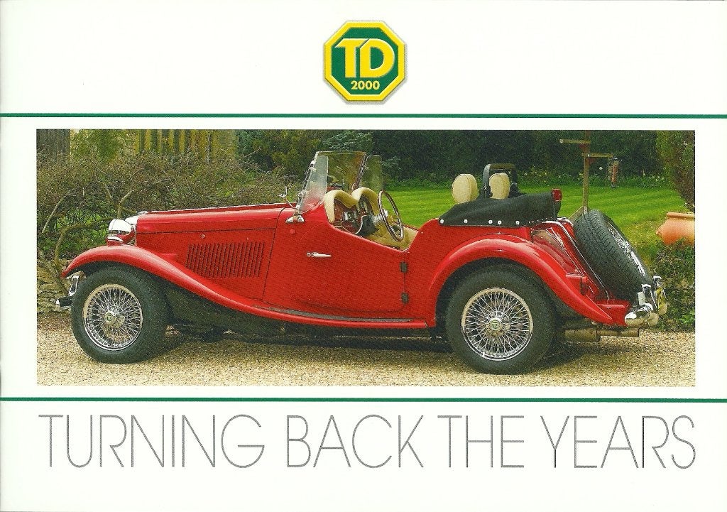 TD MG kopie roadster folder, Ophalen of Verzenden, Gelezen, Overige merken