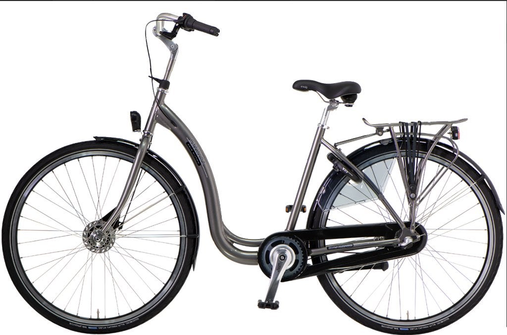 Zowat nieuwe Pointer fiets met lage instap, Terugtraprem, Versnellingen, Zo goed als nieuw, 50 tot 53 cm