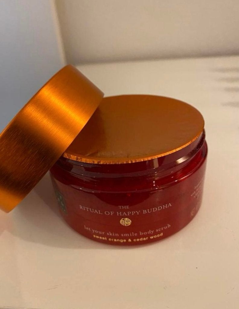 Nieuw Rituals Happy Buddha body scrub 250g, Ophalen of Verzenden, Nieuw, Bad & Douche