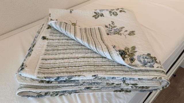 katoenen quilt, Huis en Inrichting, Slaapkamer | Beddengoed, Ophalen, Gebruikt, Meerkleurig, Katoen