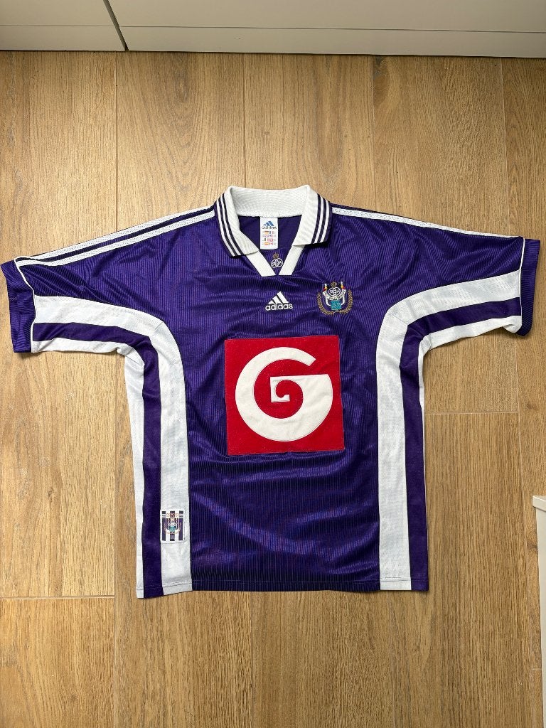 RSC Anderlecht 1998-1999 away shirt (M), Ophalen of Verzenden, Gebruikt, Buitenlandse clubs, Shirt