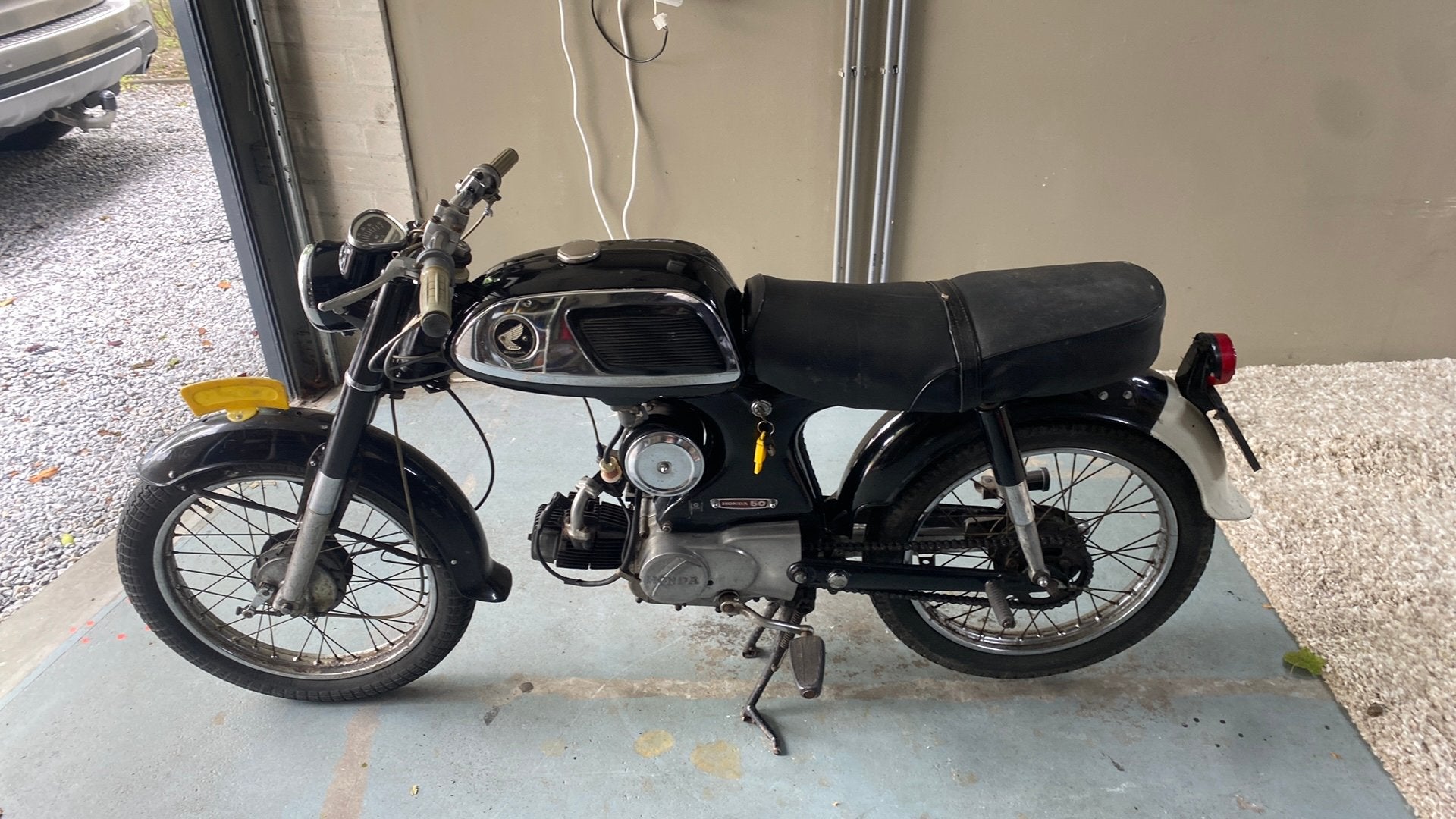 Honda C320s Brommer - Klassieker, Fietsen en Brommers, Brommers | Honda, Ophalen, Gebruikt, Overige modellen, Maximaal 45 km/u