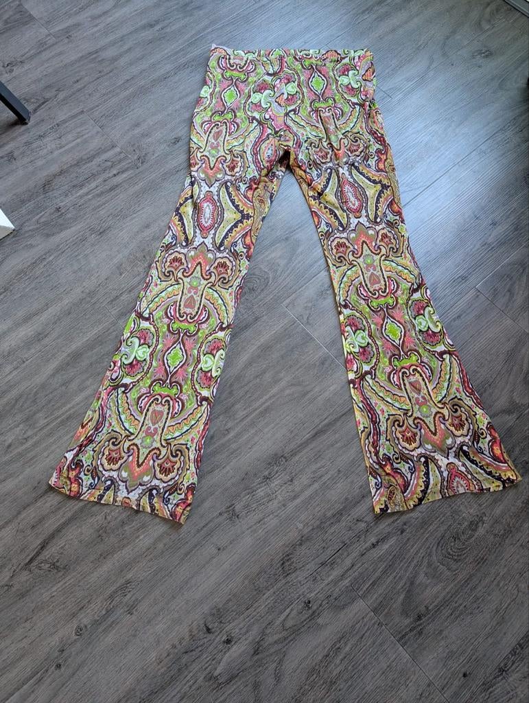 Tessa Koops Flare Broek met Paisley Print, Kleding | Dames, Overige kleuren, Maat 42/44 (L), Ophalen of Verzenden, Zo goed als nieuw