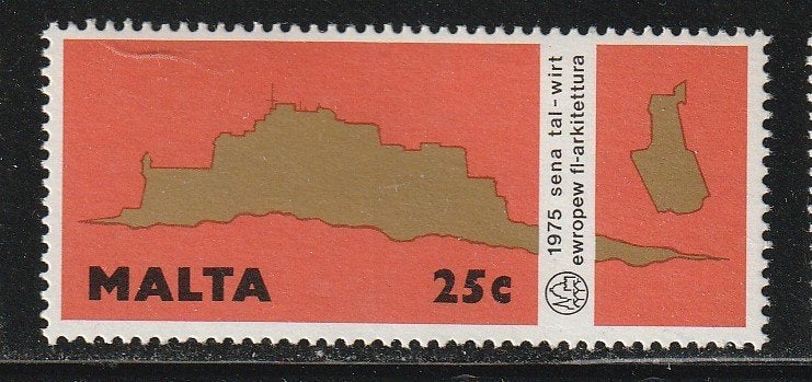 Verenigd Europa 1975 - Malta - La Valletta, Mdina, Ophalen, Postfris, Overige thema's