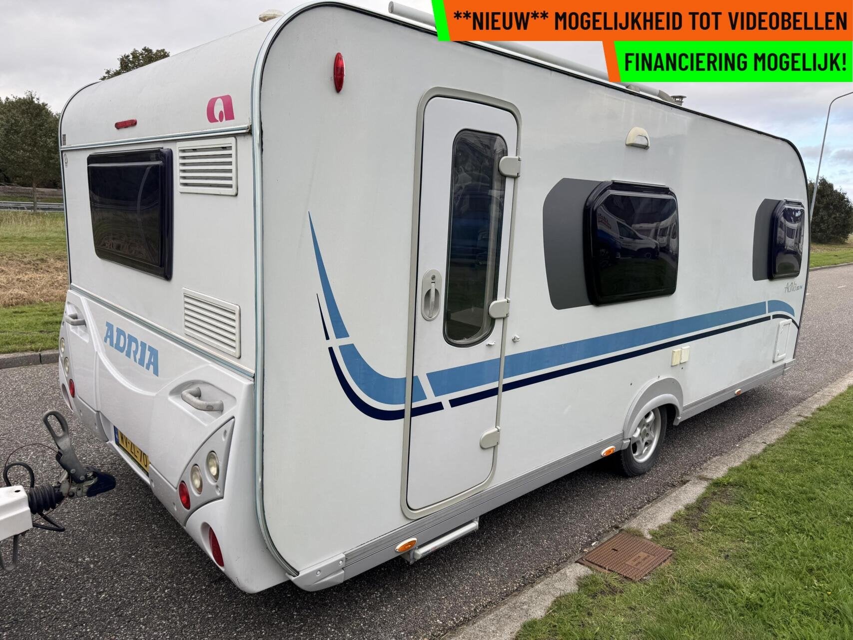 Adria ADIVA 553 PH, FRANSBED, RONDZIT, EINDKEUKEN, VOORTENT, Rondzit, 7 tot 8 meter, Bedrijf, Adria